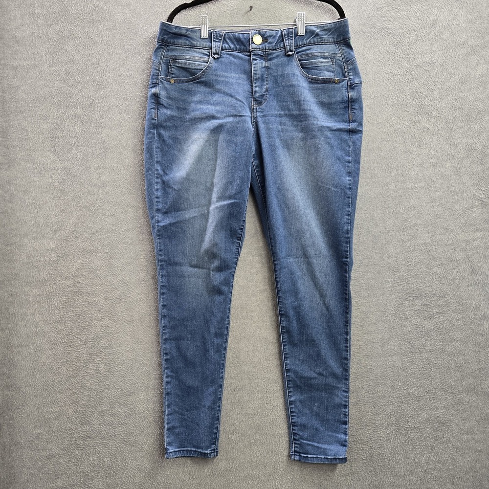 Democracy Women Jeans 16W Blue Denim Ab'solution Skinny 29" Inseam